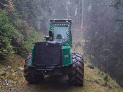 Bild 5:Timberjack 1270B Harvester