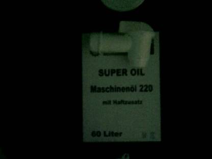 Bild 2:Kettenöl 60 l Fass