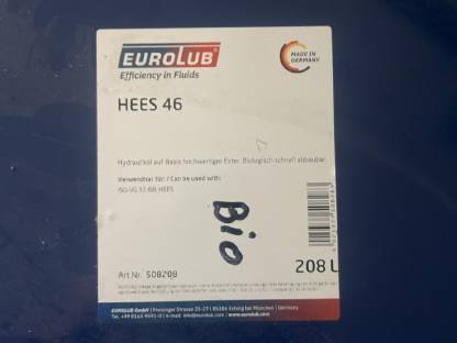 Bio Hydrauliköl HEES 46 Fass 208 l