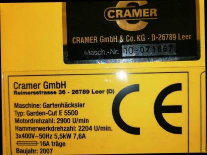Bild 2:Gartenhächsler Cramer