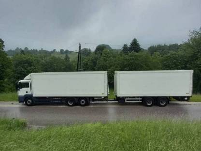 Bild 3:MAN Tandem Kühlzug TGS 26.440 Euro 6