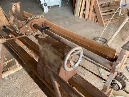 Bild 5:Drechselbank Eigenbau