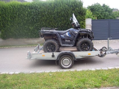 Polaris Sportsman 570 SP und Anhänger Humbau HKT 182515S