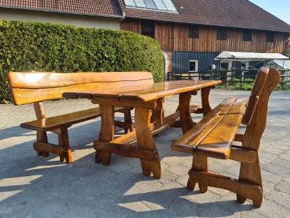 260 cm Vollholzgarnitur aus dem Holz ERLE