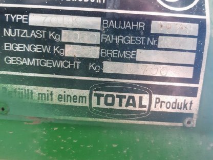 Bild 2:Stetzl Anhänger 7 t