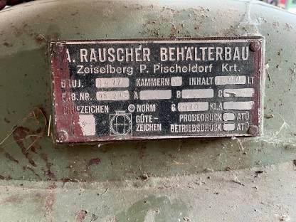 Bild 2:Dieseltank 2.800 l