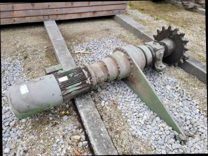 Bild 6:Getriebemotor 15 kW 4,4 Upm für Schnittholz-Sortierrad