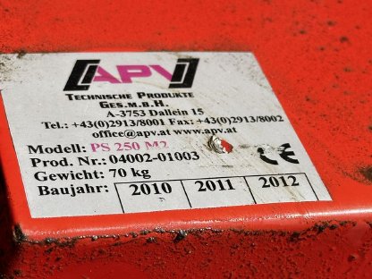 Bild 6:APV GP300 M1 Grünlandbearbeitungsmaschine