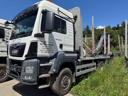 MAN Holz LKW 6x6 480 Ps Gsodam Aufbau Kran Penz