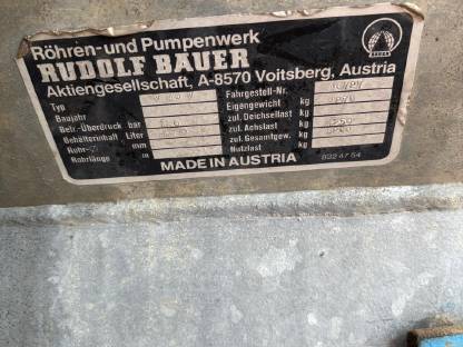 Bild 4:Bauer Vakuumfass 4.000 l