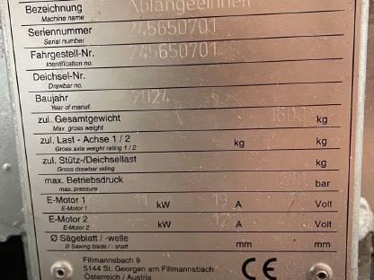 Bild 7:X Spalter Posch K650 Binderberger Intervallspalter