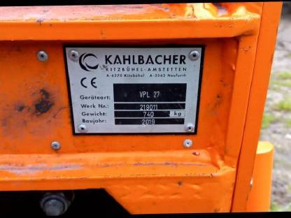 Bild 2:Verkaufe Kahlbacher Vario Schneepflug