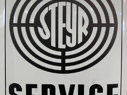 Steyr Service Blechschild 40 x 30 cm