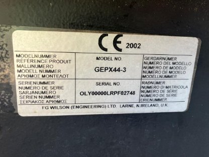 Bild 3:Stromaggregat Olympian GE PX44-3