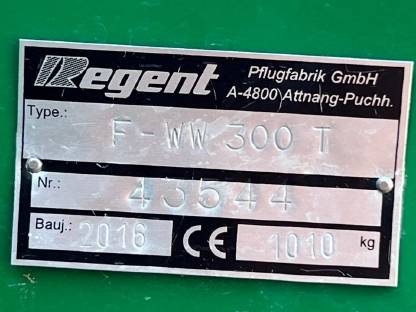 Bild 7:Regent Frontcutter Bj. 2017 WW 300 T