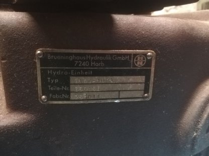 Bild 3:Hydraulikpumpe Linde