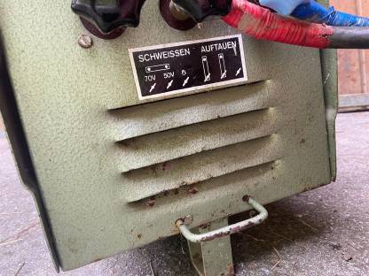 Bild 5:Schweißapparat