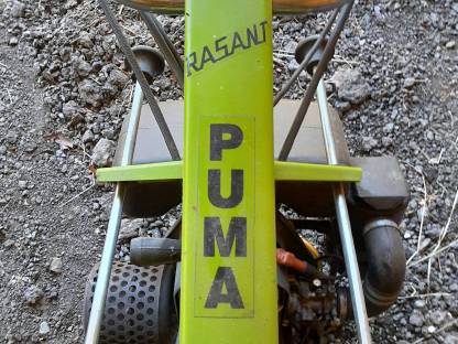 Bild 5:Rasant Puma mit Rotax Motor, Einachsschlepper