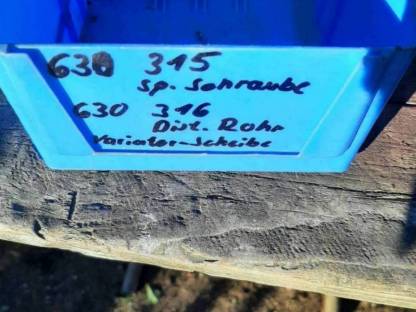 Bild 2:3 Variator-Schrauben Claas Mähdrescher