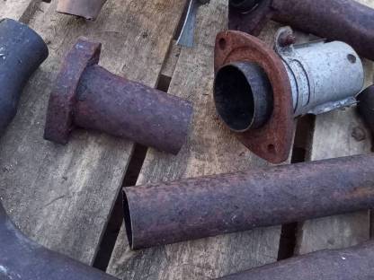 Bild 4:Auspuff Reparatur Stücke Bogen Flansch