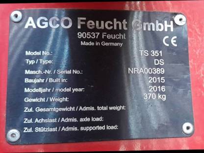 Bild 6:Fella TS 351 DS