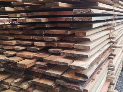 Bild 2:Lärche Schnittholz