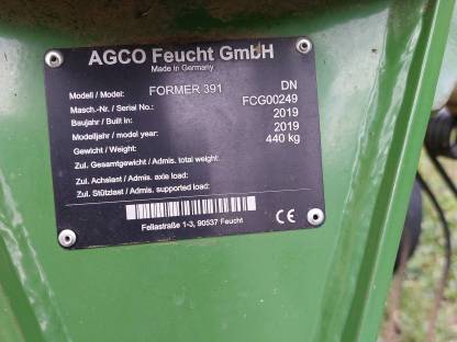 Bild 5:Schwadkreisel Fendt Former 391 DN