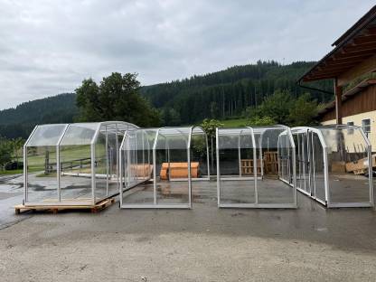 Poolüberdachung