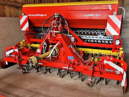 Pöttinger Kreiselegge mit Sämaschine Lion 302