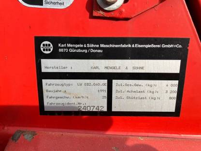 Bild 5:Mengele Ladewagen