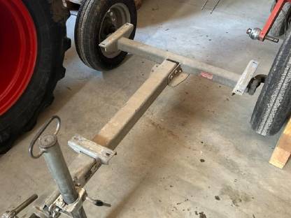 Bild 7:Anhänger Fahrgestell Notstrom Kompressor Atlas Copco