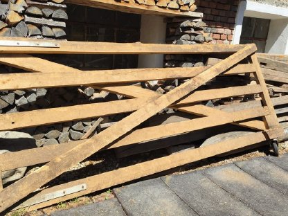 Holztore – 3,40 m breit × 1,60 m hoch