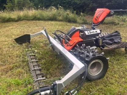 Ibex G2 mit Mähwerk, Allroundmax, Kreisler, Anbaukiste