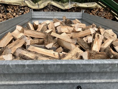 Bild 3:Brennholz Hartholz gemischt - 1 Raummeter - 33 cm Scheiter