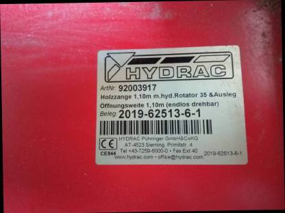 Bild 4:Holzzange Hydrac