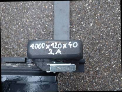 Bild 4:Palettengabel mit Weidemann Aufnahme