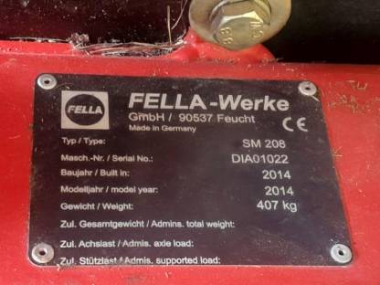 Bild 2:Mähwerk Fella SM 208