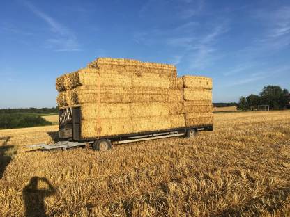 Tieflader Ballenwagen