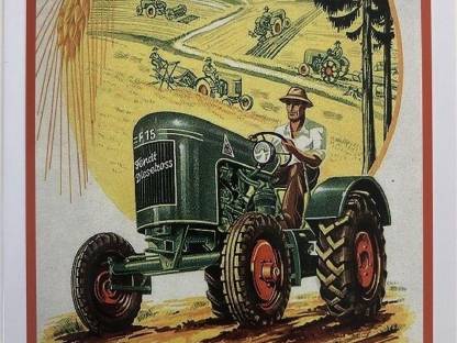 Blechschild 40 x 30 cm Fendt Dieselross Traktor