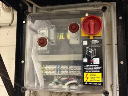 Bild 3:Alfa Laval Milch-Kühlung