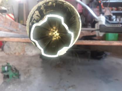 Bild 6:Weitwinkelzapfwelle Original zu Pöttinger Doppelschwader