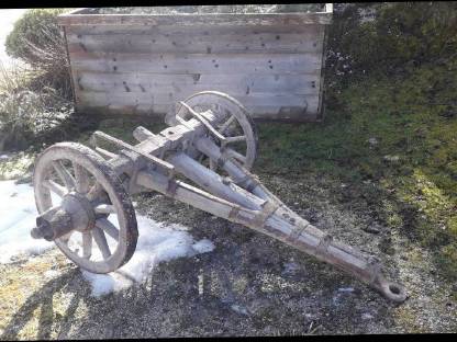 Anhängerachse antik