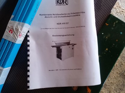 Bild 4:Hobelmaschine KDR 410 ST