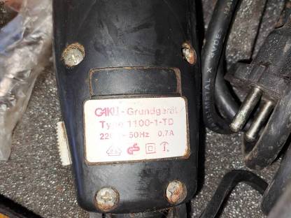 Bild 3:Schafschermaschine GAKU Typ 1100-1-TD