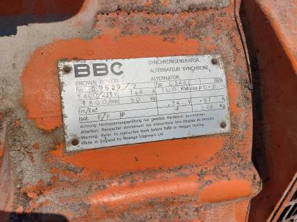 Bild 8:Stromgenerator, Generator, Stromerzeuger, 100 kVA