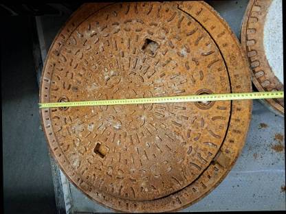 Schwerlast Schachtdeckel Gusseisen DN 80