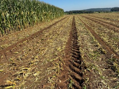 Bild 5:Gras-, Maishäckseln mit Ertragserfassung