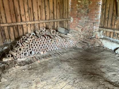 Bild 2:Tonrohre verschiedene Durchmesser