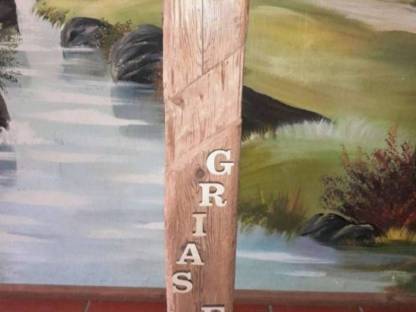 Bild 2:Willkommensständer, Grias Enk Ständer aus Altholz