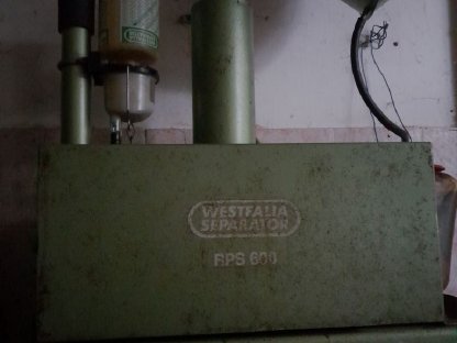 Bild 3:Westfalia Rohrmelkanlage